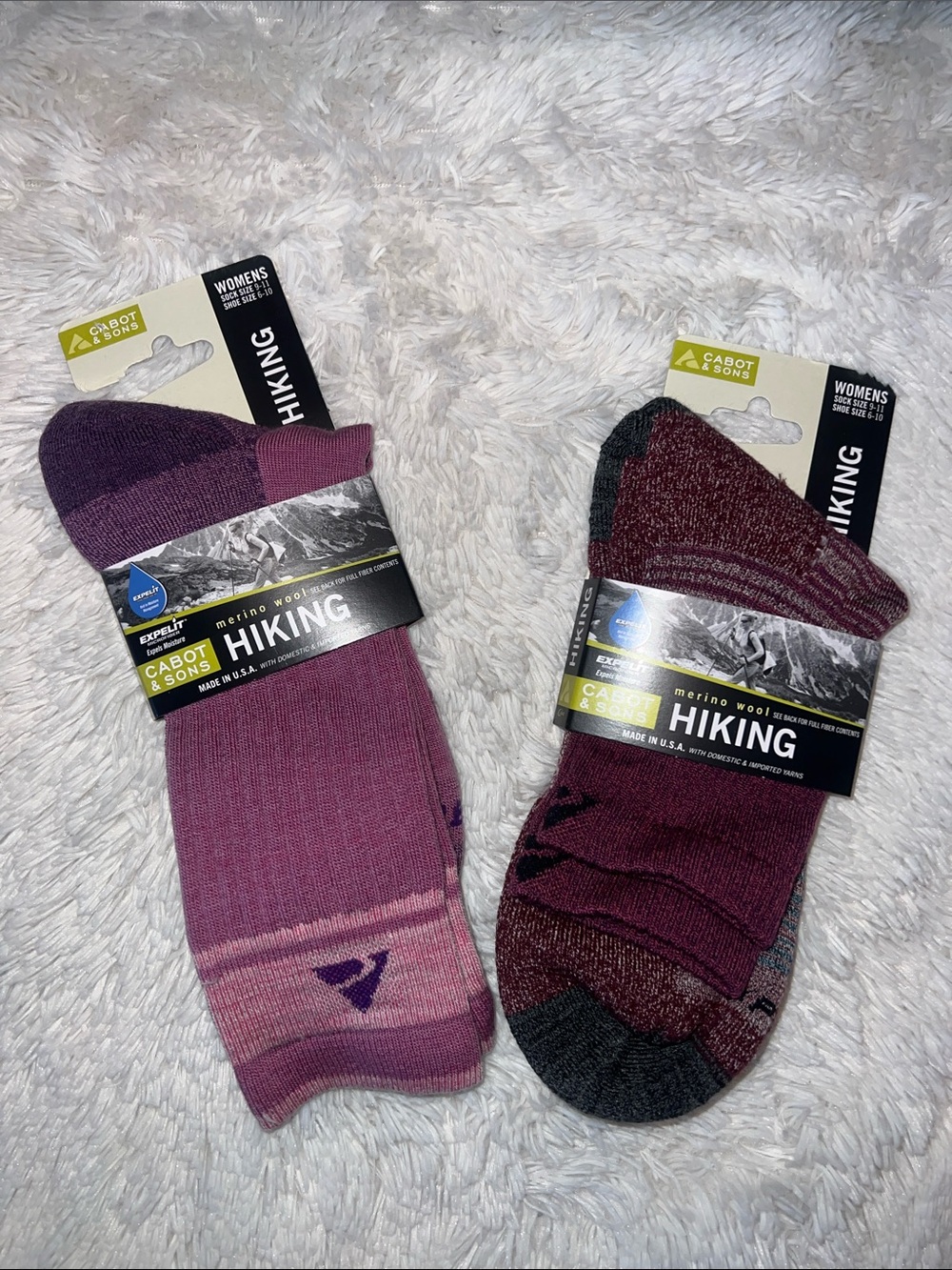 MERINO HIKING SOCKS by CABOT & SONS